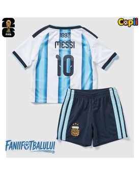 Argentina Lionel Messi #10 Echipament de Fotbal Replică Mondial 2026 Copii Acasa (+ Șorturi)